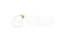 The Genie Canvas logo is displayed on a solid white background. The logo features a stylized dark blue 'G' with a golden-yellow paintbrush tip, followed by the words 'GENIE CANVAS' in dark blue text.